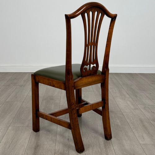 ANTIQUE 20TH CENTURY SET OF 4 MAHOGANY DINING CHAIRS - ADDITIONAL PHOTO 2