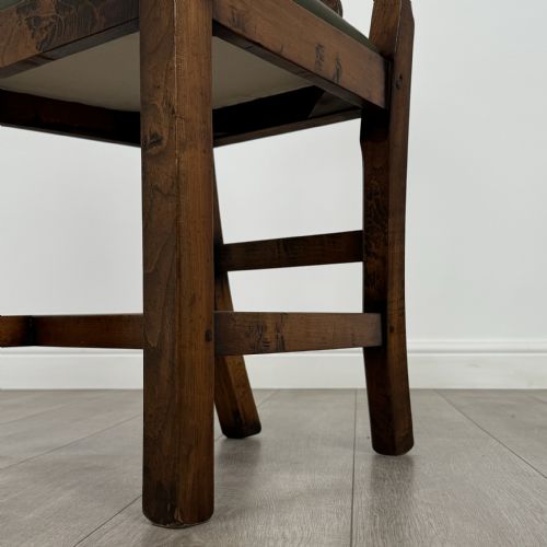 ANTIQUE 20TH CENTURY SET OF 4 MAHOGANY DINING CHAIRS - ADDITIONAL PHOTO 5