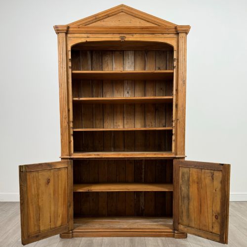 VINTAGE 20TH CENTURY GOOD QUALITY PINE BOOKCASE - ADDITIONAL PHOTO 2