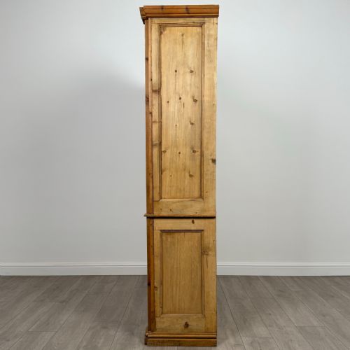 VINTAGE 20TH CENTURY GOOD QUALITY PINE BOOKCASE - ADDITIONAL PHOTO 4
