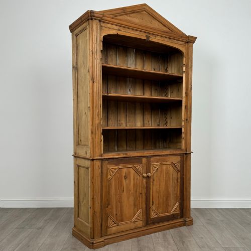 VINTAGE 20TH CENTURY GOOD QUALITY PINE BOOKCASE - ADDITIONAL PHOTO 9