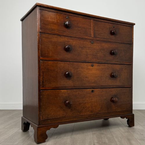 ANTIQUE 18TH CENTURY FINE QUALITY CHEST OF DRAWERS IN MAHOGANY - ADDITIONAL PHOTO 7