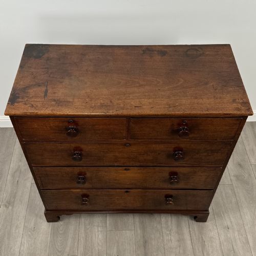 ANTIQUE 18TH CENTURY FINE QUALITY CHEST OF DRAWERS IN MAHOGANY - ADDITIONAL PHOTO 8