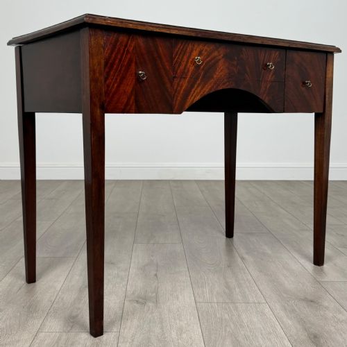 ANTIQUE 20TH CENTURY WRITING TABLE IN MAHOGANY - ADDITIONAL PHOTO 7