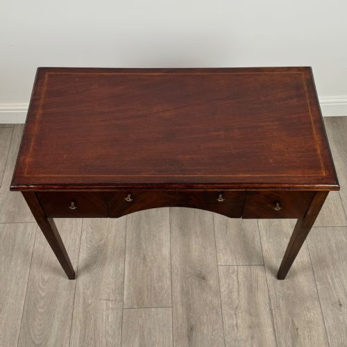 ANTIQUE 20TH CENTURY WRITING TABLE IN MAHOGANY - ADDITIONAL PHOTO 8