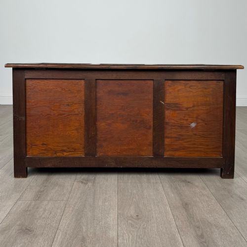ANTIQUE 20TH CENTURY BLANKET BOX IN OAK - ADDITIONAL PHOTO 3