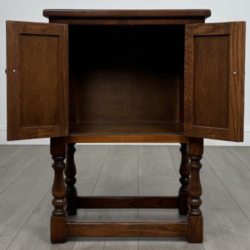 ANTIQUE 20TH CENTURY SMALL CABINET IN OAK - ADDITIONAL PHOTO 1