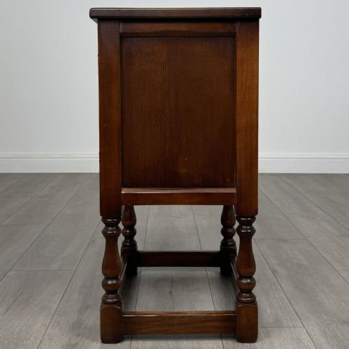 ANTIQUE 20TH CENTURY SMALL CABINET IN OAK - ADDITIONAL PHOTO 3