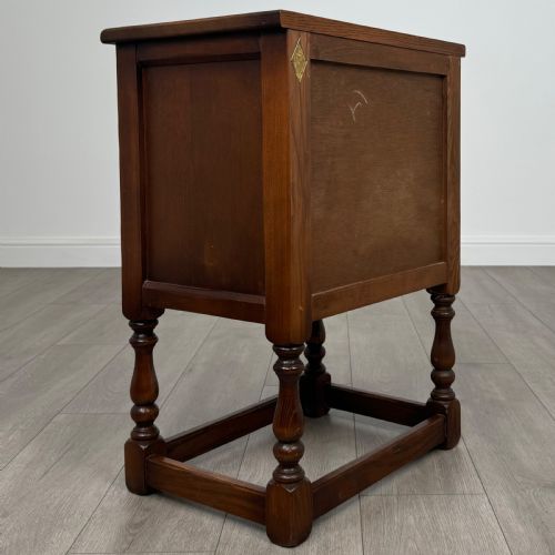 ANTIQUE 20TH CENTURY SMALL CABINET IN OAK - ADDITIONAL PHOTO 4