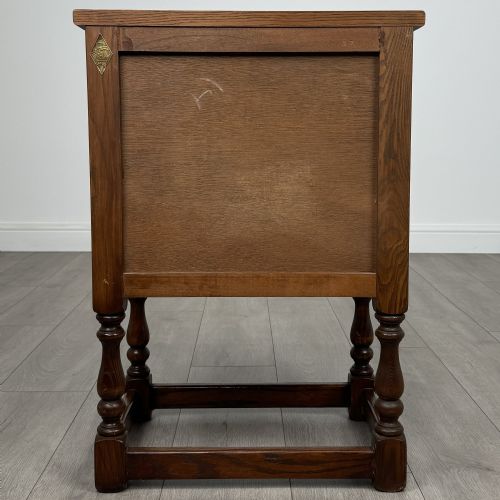 ANTIQUE 20TH CENTURY SMALL CABINET IN OAK - ADDITIONAL PHOTO 5