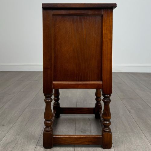 ANTIQUE 20TH CENTURY SMALL CABINET IN OAK - ADDITIONAL PHOTO 7