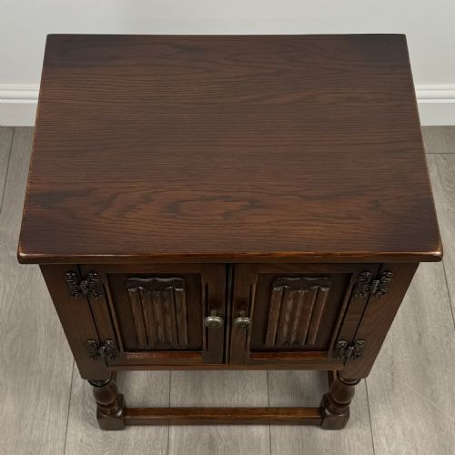 ANTIQUE 20TH CENTURY SMALL CABINET IN OAK - ADDITIONAL PHOTO 9