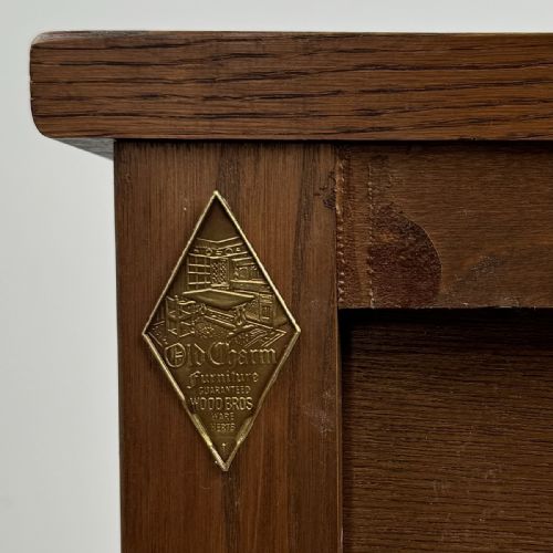 ANTIQUE 20TH CENTURY SMALL CABINET IN OAK - ADDITIONAL PHOTO 11