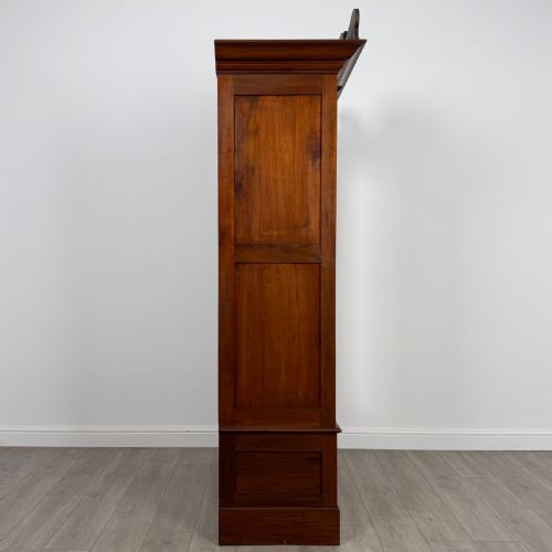 ANTIQUE 20TH CENTURY ART NOUVEAU STYLE WARDROBE IN BURR WALNUT - ADDITIONAL PHOTO 6