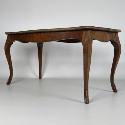 ANTIQUE 20TH CENTURY FRENCH COFFEE TABLE IN MAHOGANY - ADDITIONAL PHOTO 1