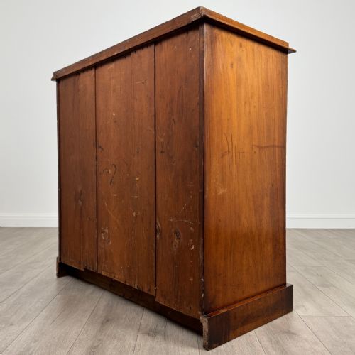 ANTIQUE 19TH CENTURY GOOD QUALITY MAHOGANY CHEST OF DRAWERS - ADDITIONAL PHOTO 5