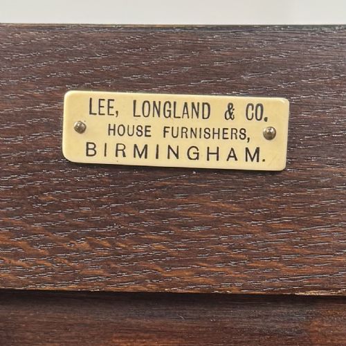 ANTIQUE 20TH CENTURY GOOD QUALITY FITTED CUPBOARD IN OAK - ADDITIONAL PHOTO 2