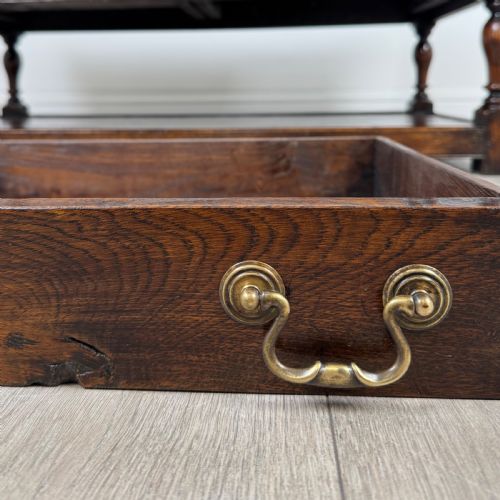 ANTIQUE 20TH CENTURY FINE QUALITY OAK COFFEE TABLE - ADDITIONAL PHOTO 10