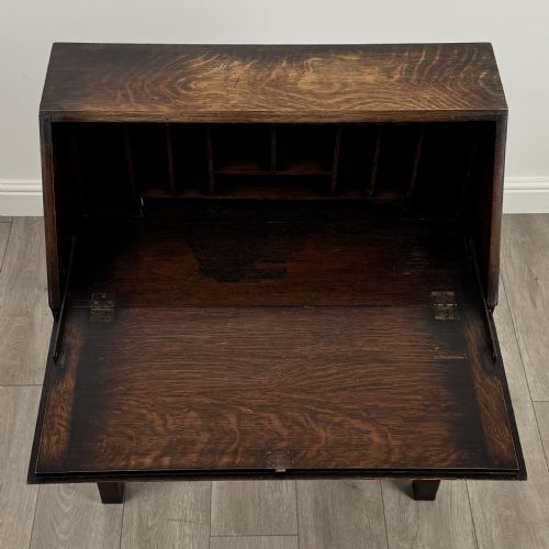 ANTIQUE 20TH CENTURY GOOD QUALITY BUREAU IN OAK - ADDITIONAL PHOTO 10