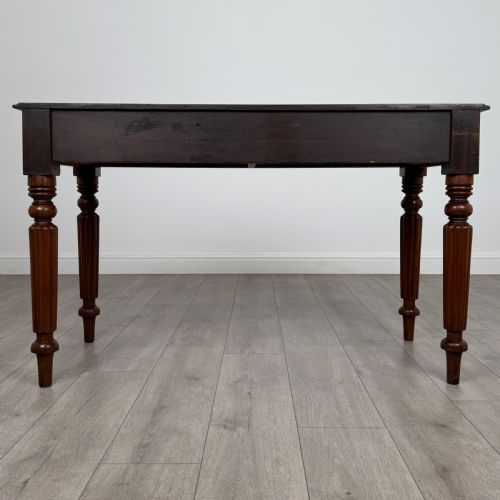 ANTIQUE 19TH CENTURY WRITING TABLE IN MAHOGANY - ADDITIONAL PHOTO 4