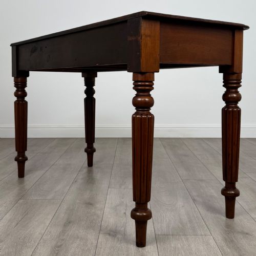 ANTIQUE 19TH CENTURY WRITING TABLE IN MAHOGANY - ADDITIONAL PHOTO 5