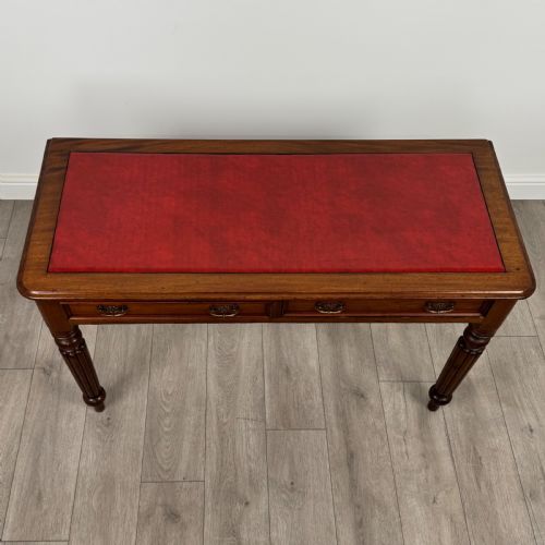 ANTIQUE 19TH CENTURY WRITING TABLE IN MAHOGANY - ADDITIONAL PHOTO 8