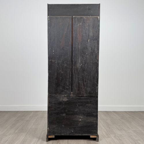 ANTIQUE 20TH CENTURY OPEN BOOKCASE IN OAK - ADDITIONAL PHOTO 6