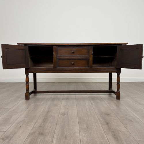 ANTIQUE 20TH CENTURY SIDEBOARD IN OAK - ADDITIONAL PHOTO 1