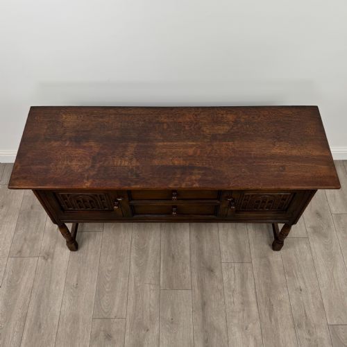 ANTIQUE 20TH CENTURY SIDEBOARD IN OAK - ADDITIONAL PHOTO 9
