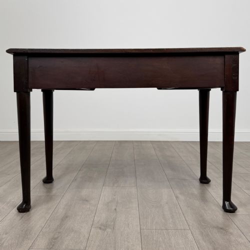 ANTIQUE 18TH CENTURY QUALITY WRITING TABLE IN MAHOGANY - ADDITIONAL PHOTO 4