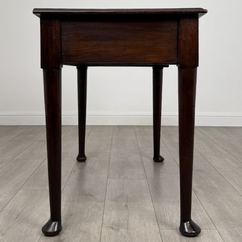 ANTIQUE 18TH CENTURY QUALITY WRITING TABLE IN MAHOGANY - ADDITIONAL PHOTO 6