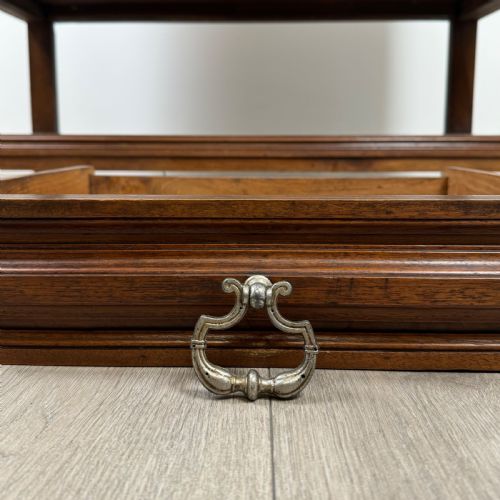 ANTIQUE 19TH CENTURY FRENCH MARBLE TOP BUFFET IN WALNUT - ADDITIONAL PHOTO 12