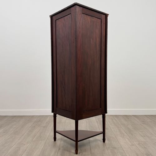 ANTIQUE 20TH CENTURY FINE QUALITY CORNER CABINET IN MAHOGANY - ADDITIONAL PHOTO 2