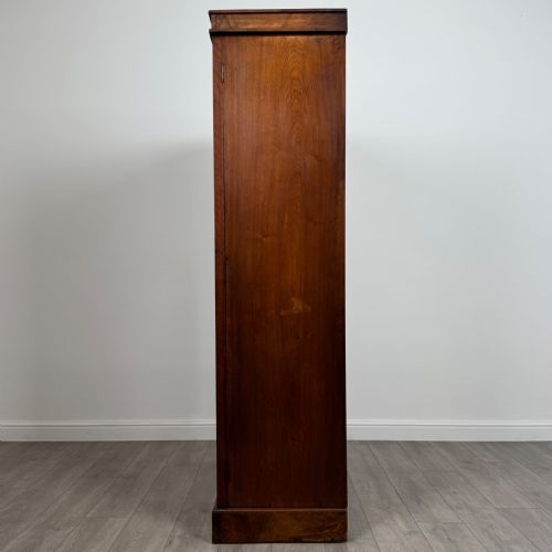 ANTIQUE 19TH CENTURY FINE QUALITY BURR WALNUT WARDROBE - ADDITIONAL PHOTO 3