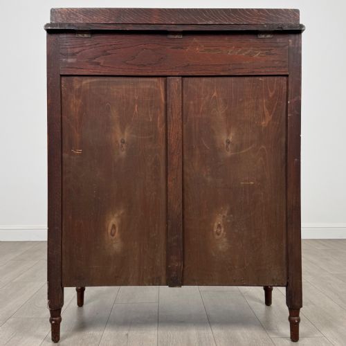 ANTIQUE 20TH CENTURY GOOD QUALITY OAK CHEST OF DRAWERS - ADDITIONAL PHOTO 5
