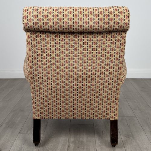 ANTIQUE 19TH CENTURY GOOD QUALITY ARMCHAIR IN MAHOGANY - ADDITIONAL PHOTO 3