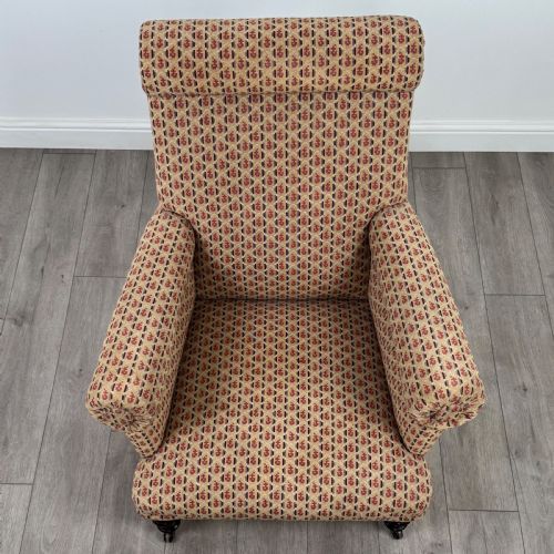 ANTIQUE 19TH CENTURY GOOD QUALITY ARMCHAIR IN MAHOGANY - ADDITIONAL PHOTO 11
