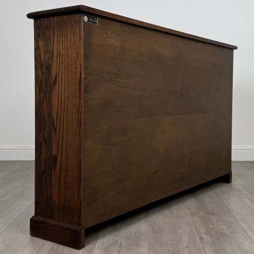VINTAGE 20TH CENTURY FINE QUALITY BOOKCASE IN OAK - ADDITIONAL PHOTO 5