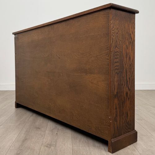 VINTAGE 20TH CENTURY FINE QUALITY BOOKCASE IN OAK - ADDITIONAL PHOTO 7