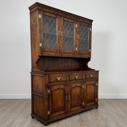 ANTIQUE 20TH CENTURY FINE QUALITY OAK DRESSER - ADDITIONAL PHOTO 9