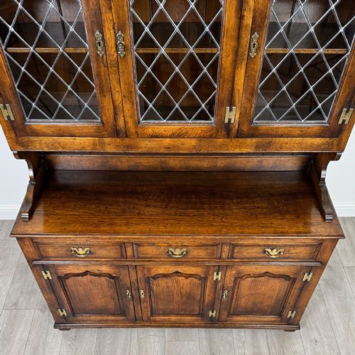 ANTIQUE 20TH CENTURY FINE QUALITY OAK DRESSER - ADDITIONAL PHOTO 10