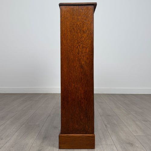 ANTIQUE 20TH CENTURY OPEN BOOKCASE IN OAK - ADDITIONAL PHOTO 3