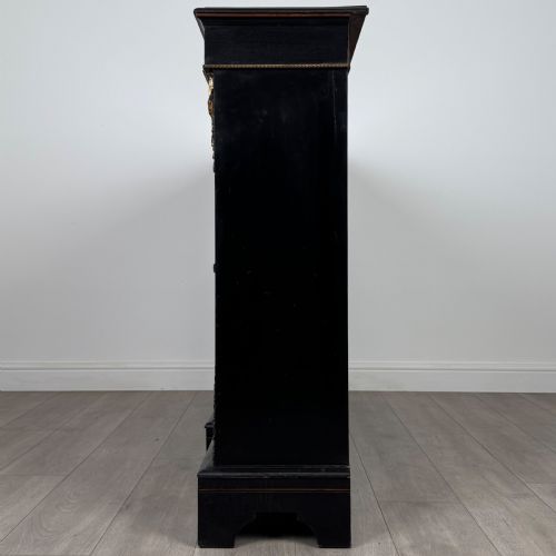 ANTIQUE 19TH CENTURY EBONISED CREDENZA OF FINEST QUALITY - ADDITIONAL PHOTO 4