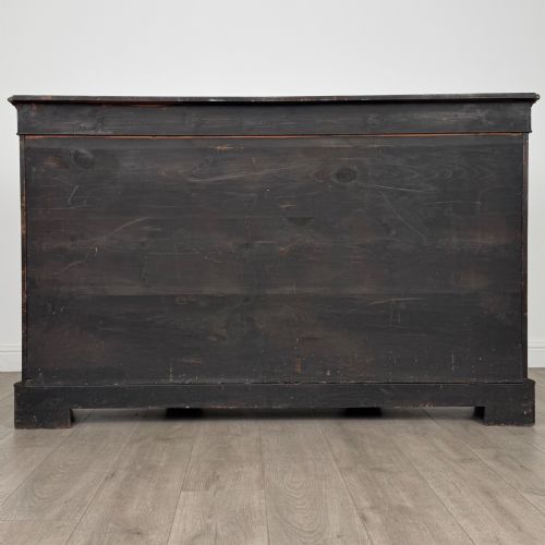 ANTIQUE 19TH CENTURY EBONISED CREDENZA OF FINEST QUALITY - ADDITIONAL PHOTO 6