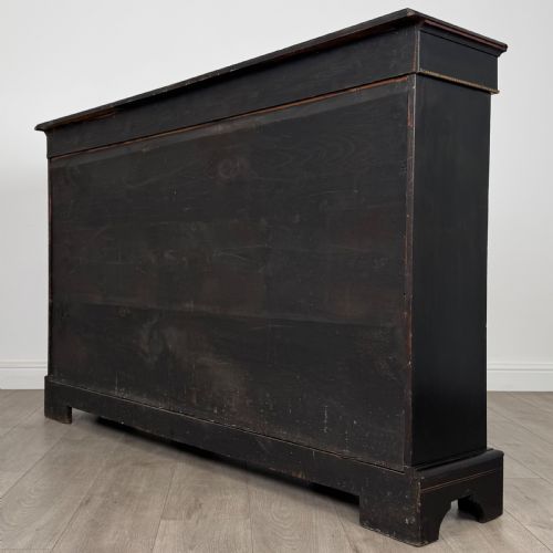 ANTIQUE 19TH CENTURY EBONISED CREDENZA OF FINEST QUALITY - ADDITIONAL PHOTO 7