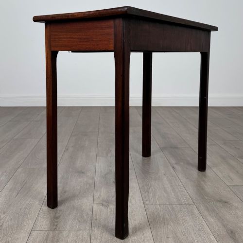 ANTIQUE 18TH CENTURY GOOD QUALITY WRITING TABLE IN MAHOGANY - ADDITIONAL PHOTO 3