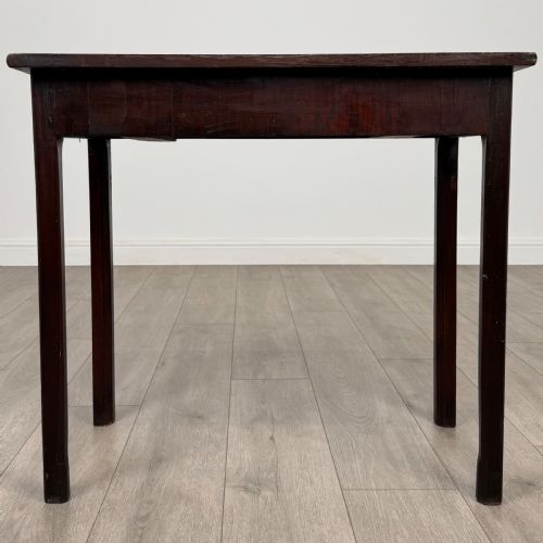 ANTIQUE 18TH CENTURY GOOD QUALITY WRITING TABLE IN MAHOGANY - ADDITIONAL PHOTO 4