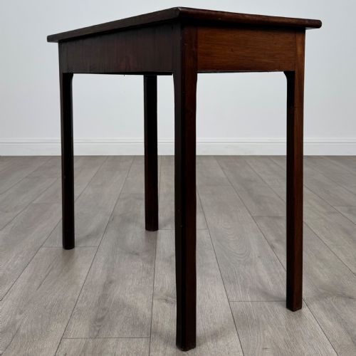 ANTIQUE 18TH CENTURY GOOD QUALITY WRITING TABLE IN MAHOGANY - ADDITIONAL PHOTO 5
