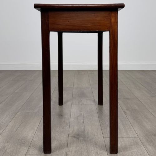 ANTIQUE 18TH CENTURY GOOD QUALITY WRITING TABLE IN MAHOGANY - ADDITIONAL PHOTO 6