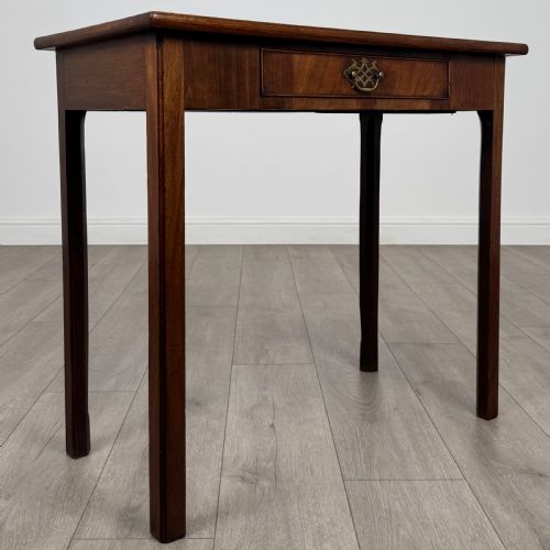 ANTIQUE 18TH CENTURY GOOD QUALITY WRITING TABLE IN MAHOGANY - ADDITIONAL PHOTO 7